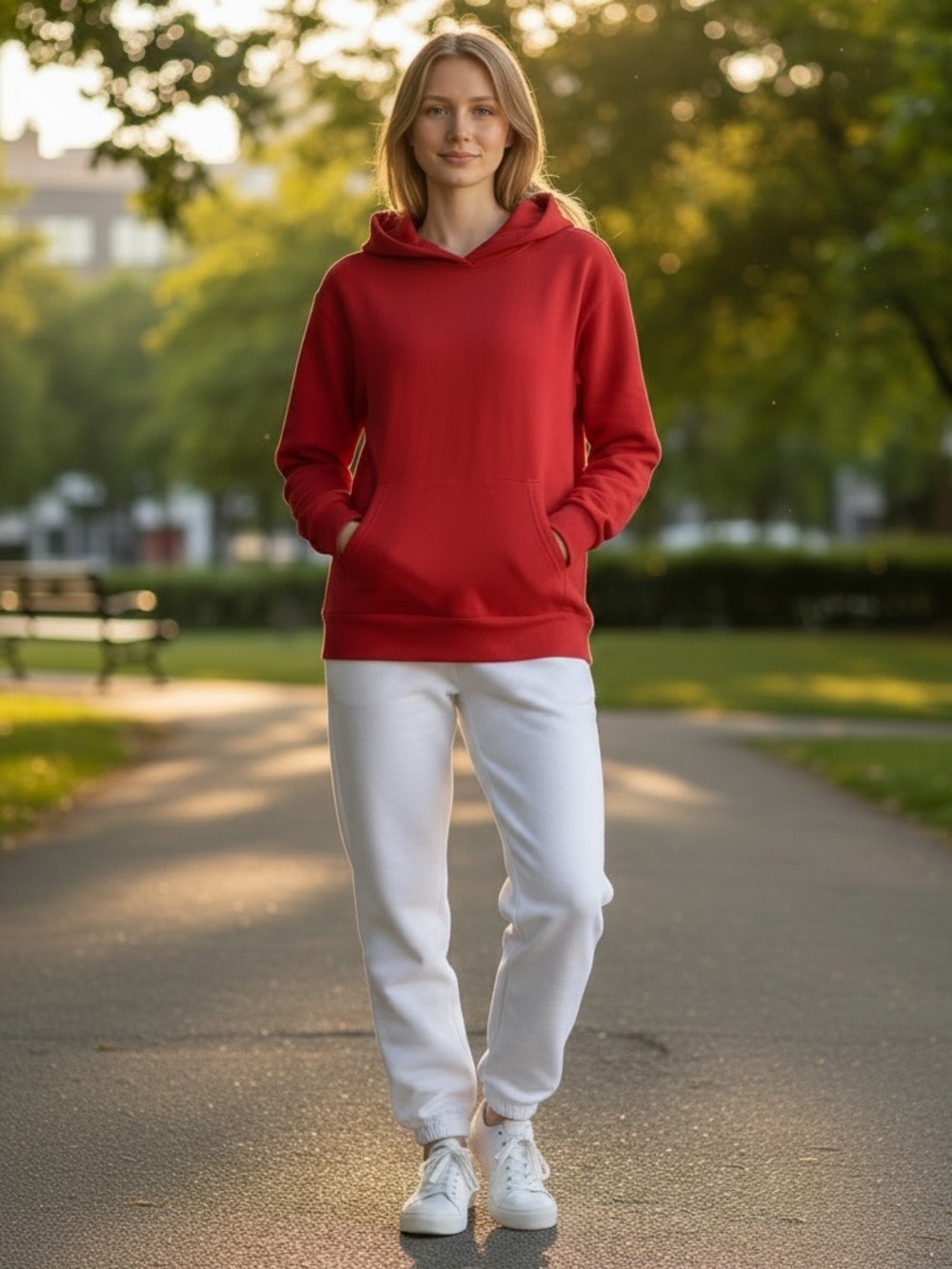 🆕 Lululemon Red Steady State Hoodie Men’s M Women’s L 🆕